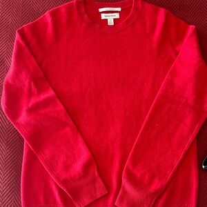 Nordstrom Red Crew Neck Sweater